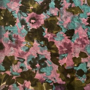 Talbots floral velvet skirt